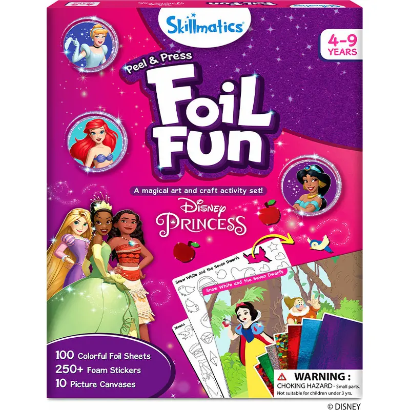 Press & Peel Foil Fun - Disney Princesses