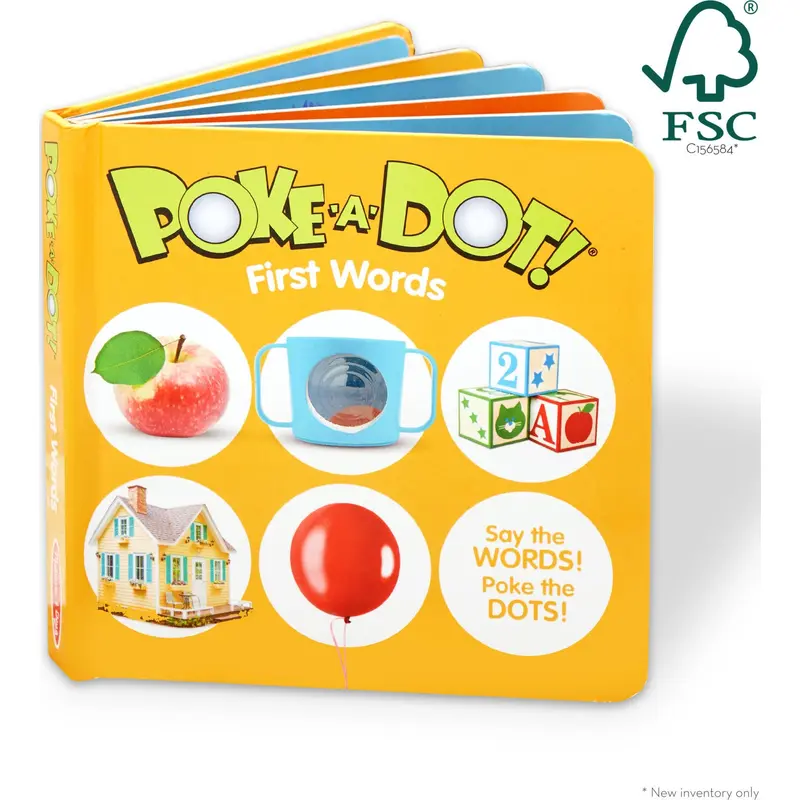 Poke a Dot First Words Book