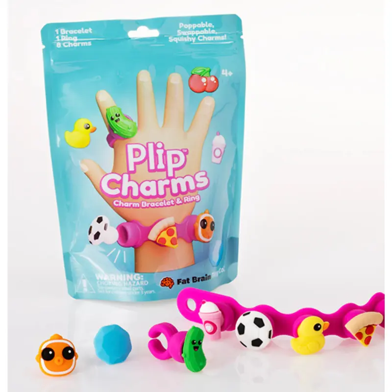 Plip Charms - Pink Bracelet & Charms