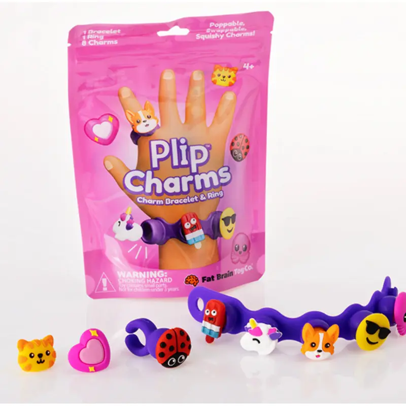 Plip Charms - Purple Bracelet & Charms