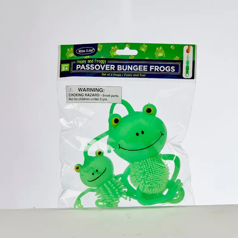 Passover Bungee Frogs "Hoppy & Froggy"