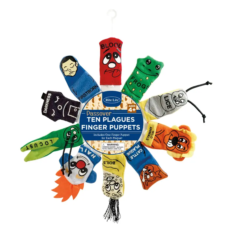 Passover Ten Plagues Finger Puppets