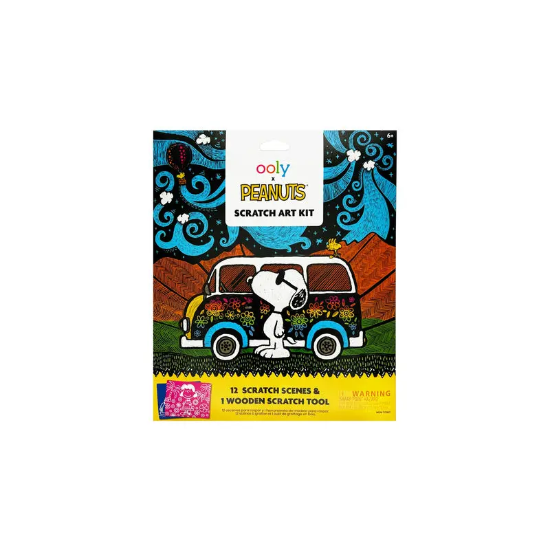 OOLY x PEANUTS Scratch Art Kit