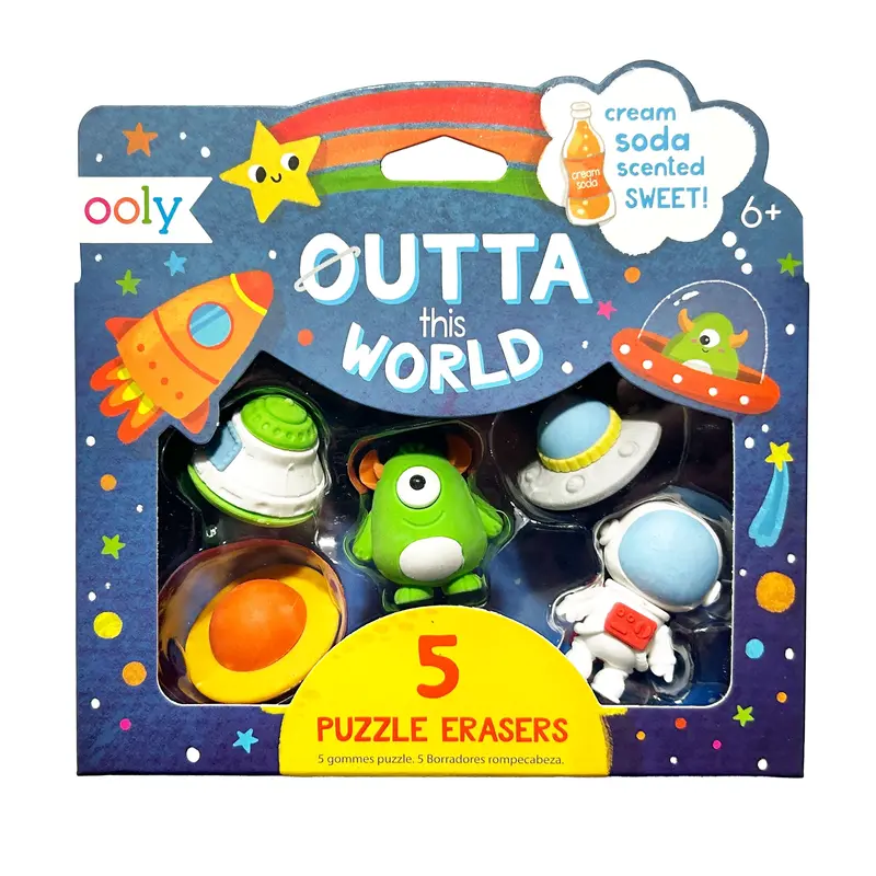 Outta This World Puzzle Erasers