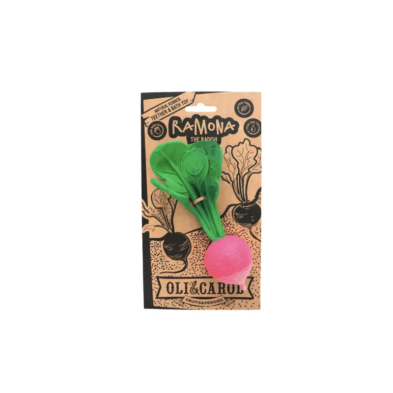 Oli & Carol Ramona the Radish Teether