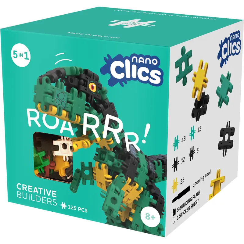 Nano Clics Creative 125pc Roar