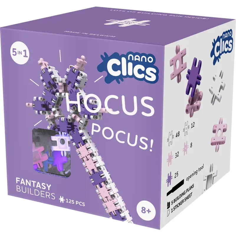 Nano Clics Fantasy 125pc Hocus Pocus