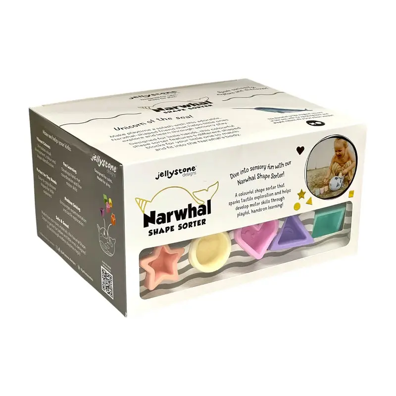 Narwhal Shape Sorter - Primary