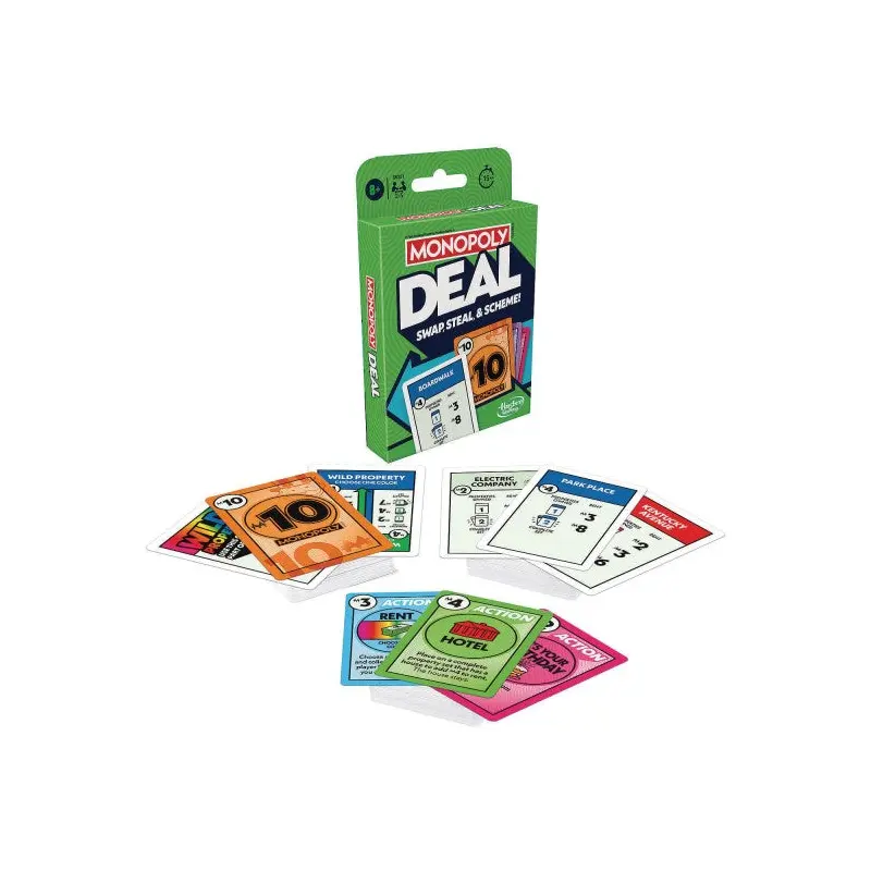 Monopoly Deal Refresh Swap, Steal, & Scheme! Card Game