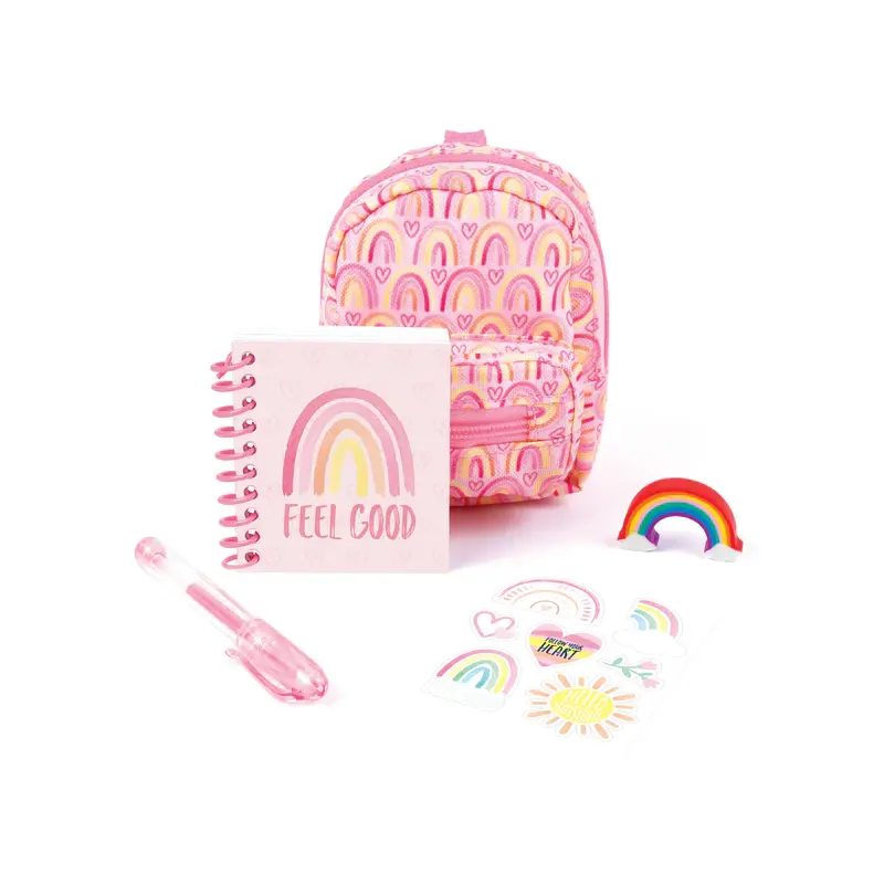Mini Backpack with Stationery - Assorted Styes