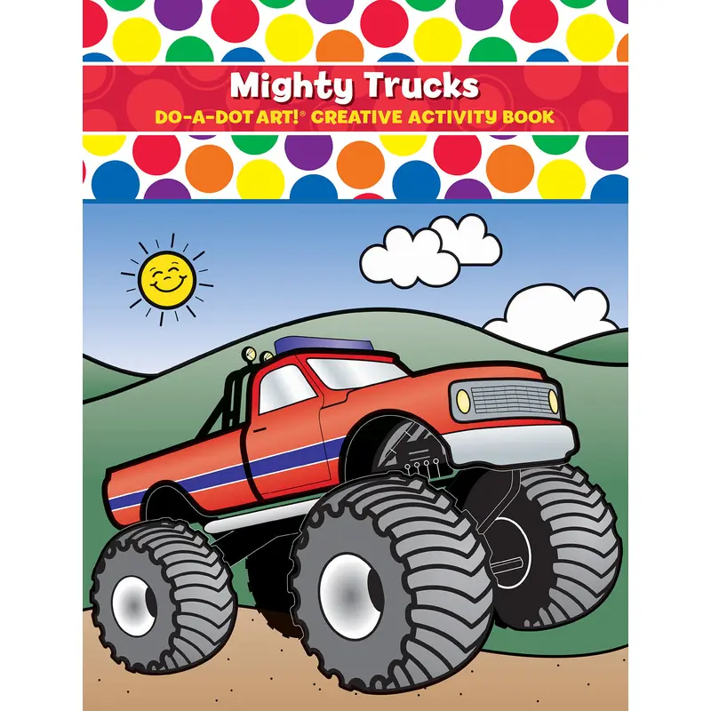 Mighty Trucks Coloring Book