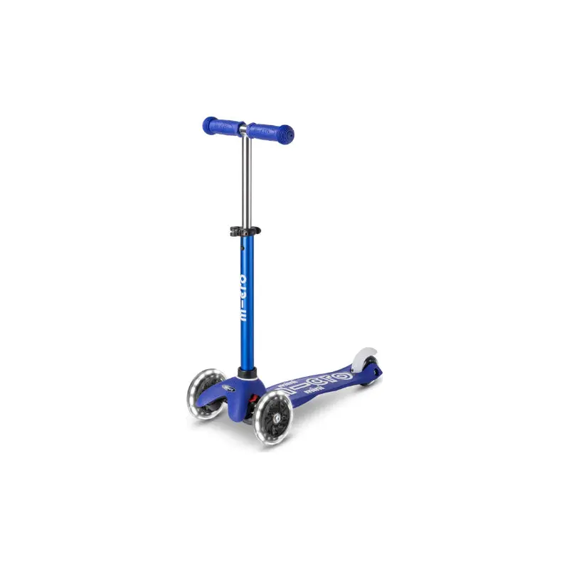 Micro Mini Deluxe LED Scooter Blue/White
