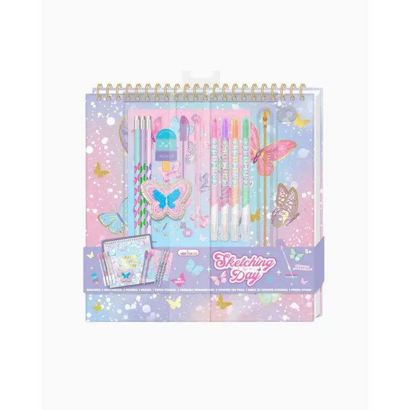 Mega Sketching Fun Tie Dye Butterfly