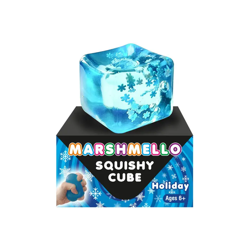 Marshmello Squishy Cube