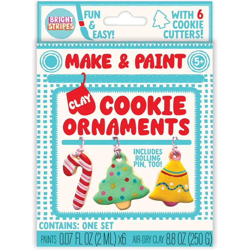 Make & Paint Clay Cookie Ornaments