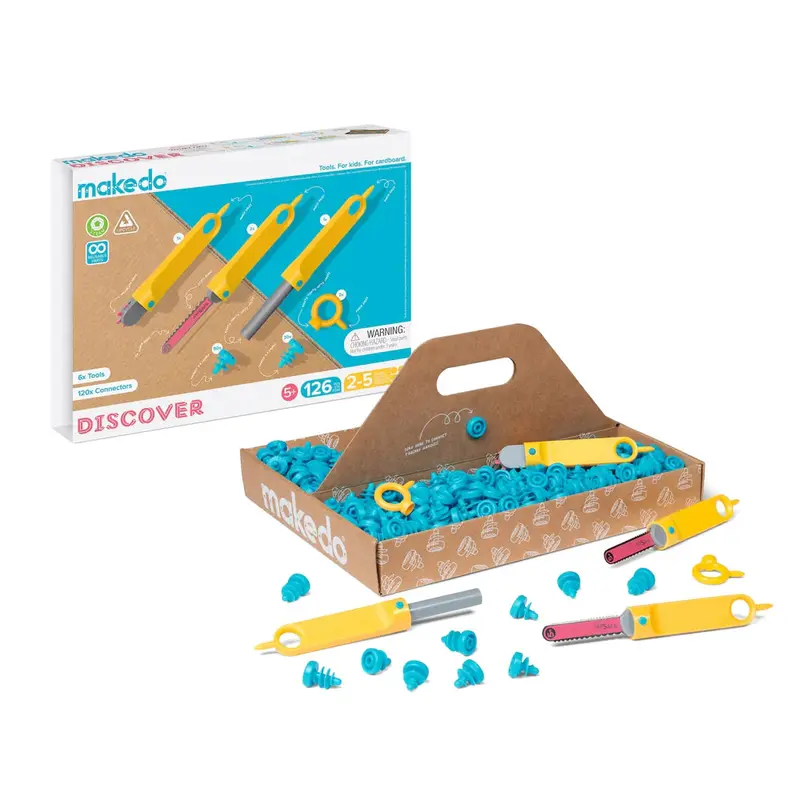 Makedo Discover Cardboard Construction Kit