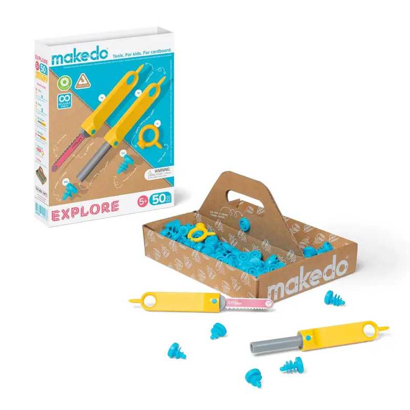 Makedo Explore Cardboard Construction Kit