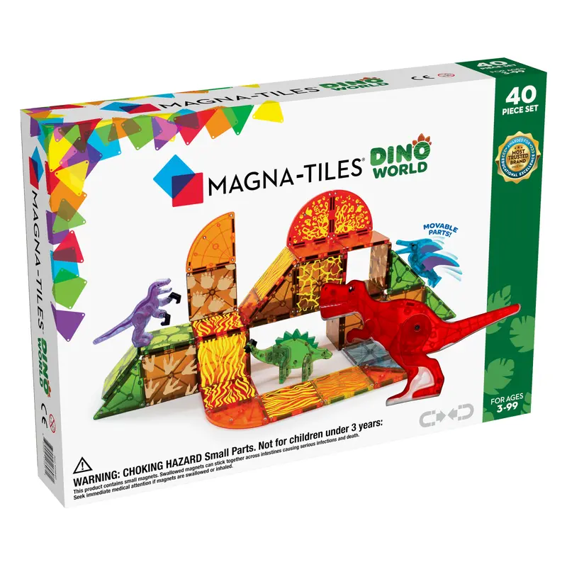 Magna-Tiles Dino Land World 40pc