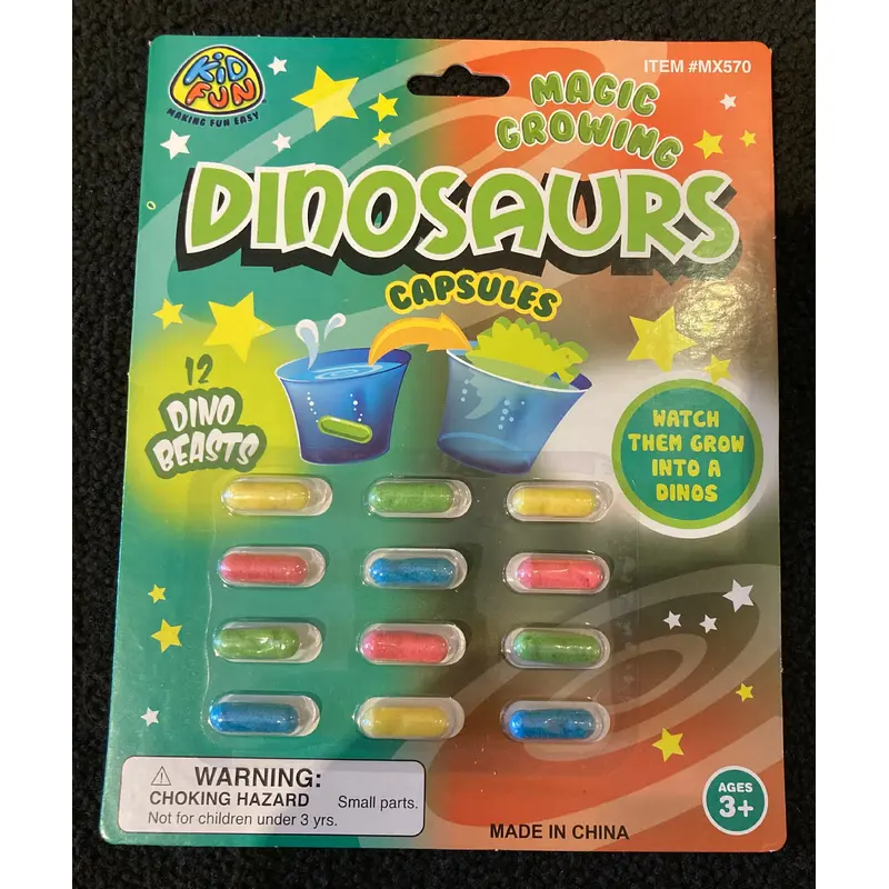 Magic Grow Dino Capsules