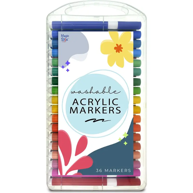 Magic Stix Washable Acrylic Markers 36 pk