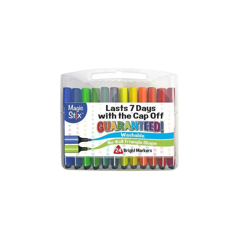 Magic Stix Washable Markers 24pk