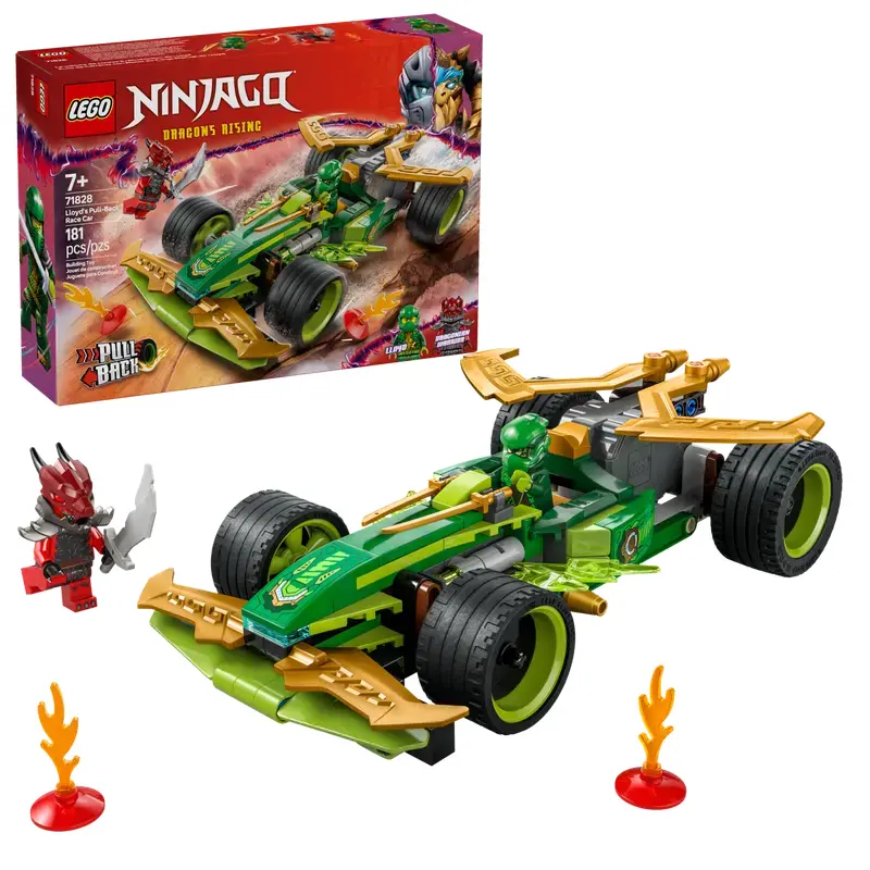 Lloyd's Pull-Back Race Car - Ninjago