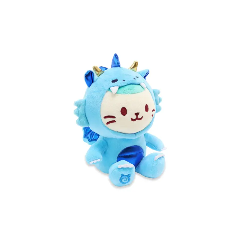 Anirollz Blue Dragon Mint Kittiroll Plush Sitting- Medium