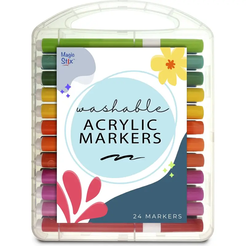 Acrylic Marker 24 Color Set