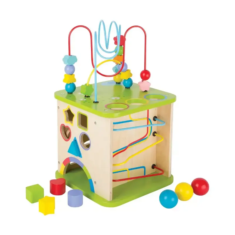 Activity Center With Marble Run