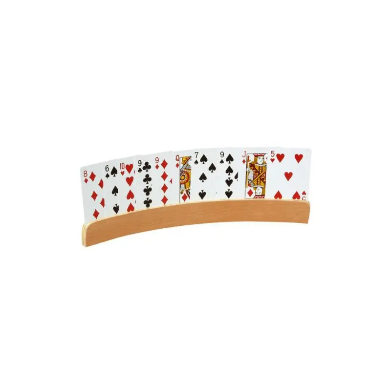 2pc Curve Shape Wooden Card Holders