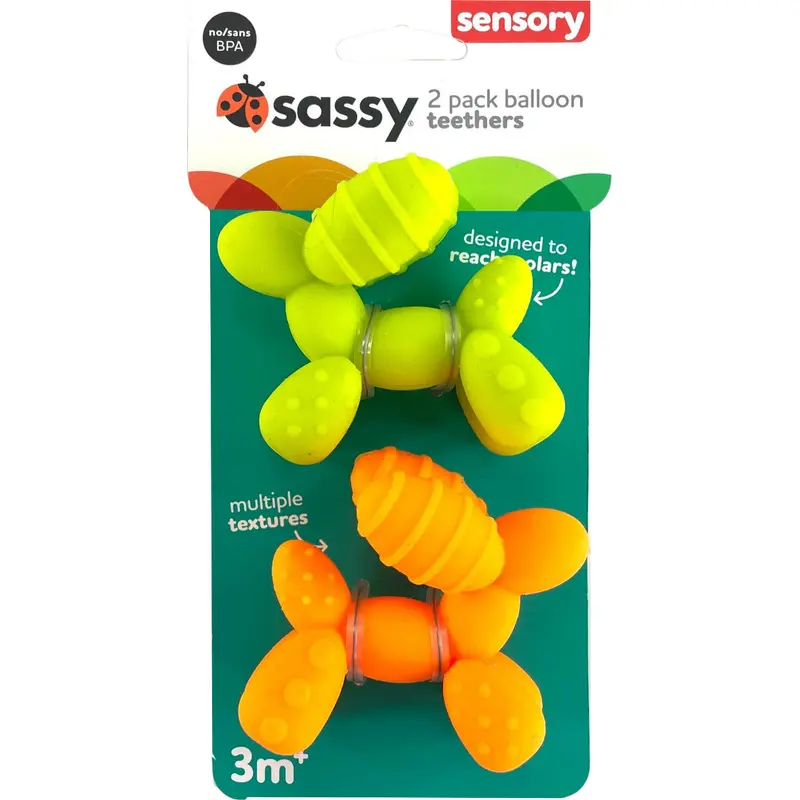 2pk Balloon Teethers