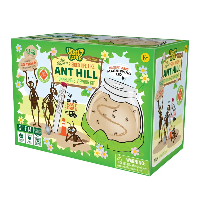 2 Sided Life Like Ant Hill With Prepaid Voucher