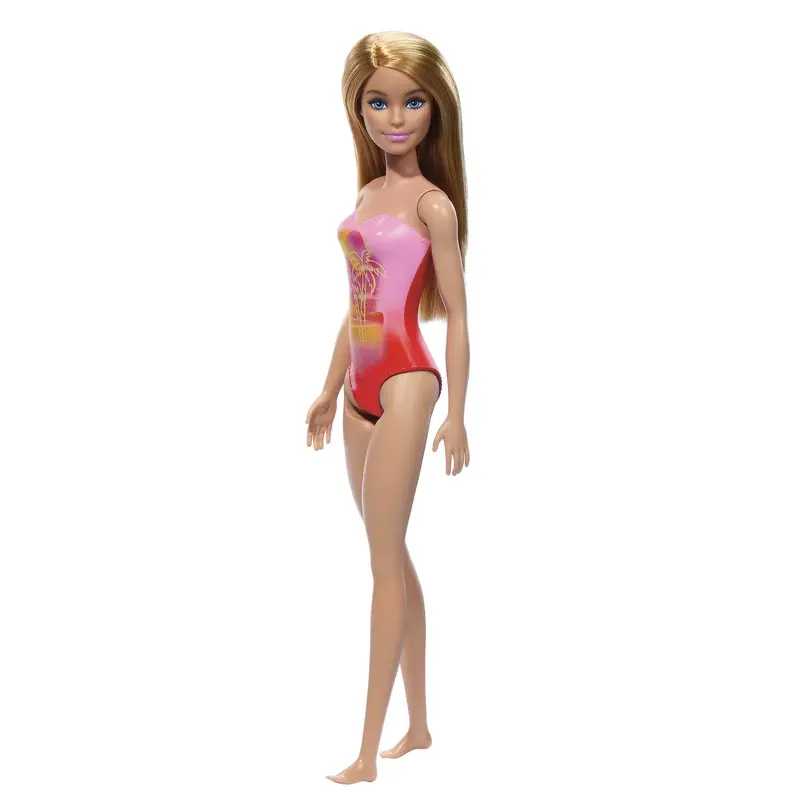 Barbie Fashion & Beauty Mueca Playa con Traje de Bao Rosa