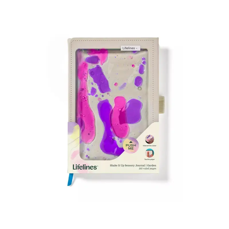 "Shake It Up" Sensory Journal - Purple Pink Garden