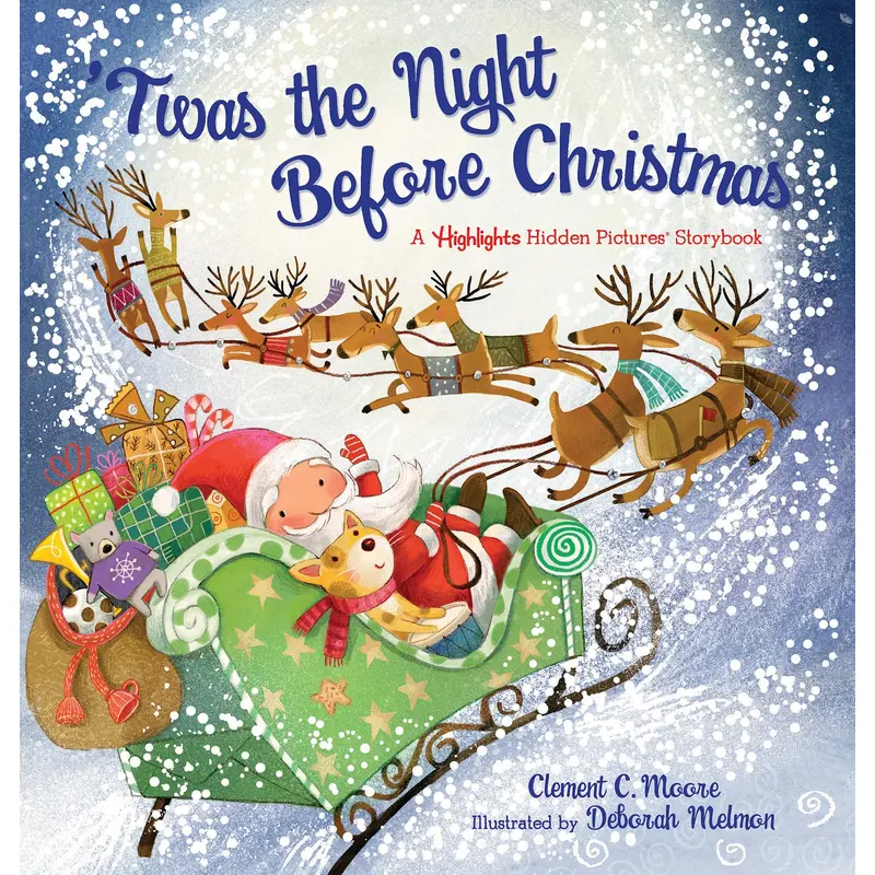 'Twas the Night Before Christmas Hidden Pictures Storybook