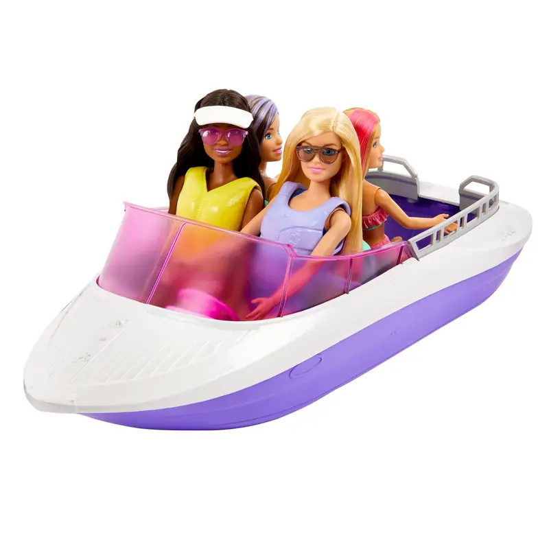 Barbie  Mermaid Power   Coffret de Jeu Avec Poupes et Bateau