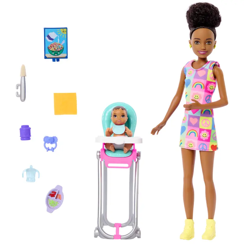 Barbie  Skipper  Babysitters Inc.  Coffret  Poupe, Bb et Access.