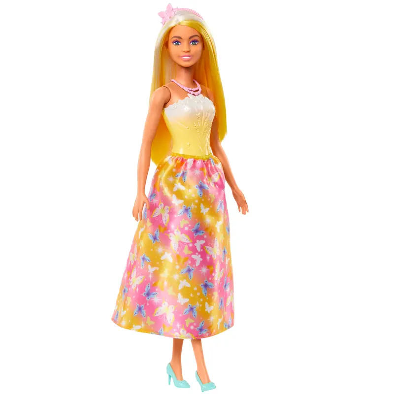 Barbie Fantasa Mueca Doncella Vestido de Ensueo Amarillo