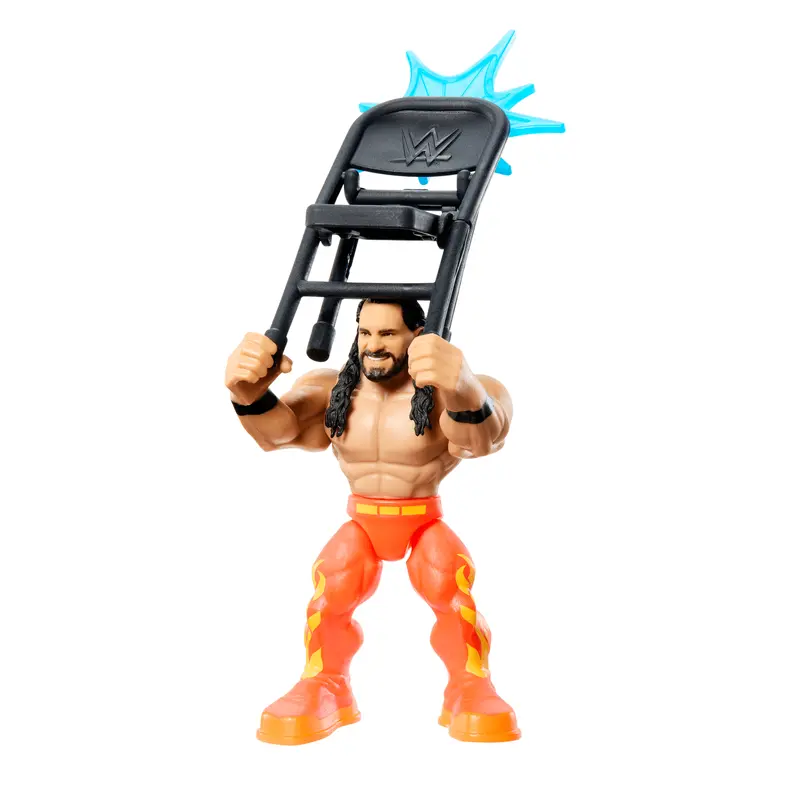 WWE Action Figure Knuckle Crunchers Seth Rollins With Battle Accessory