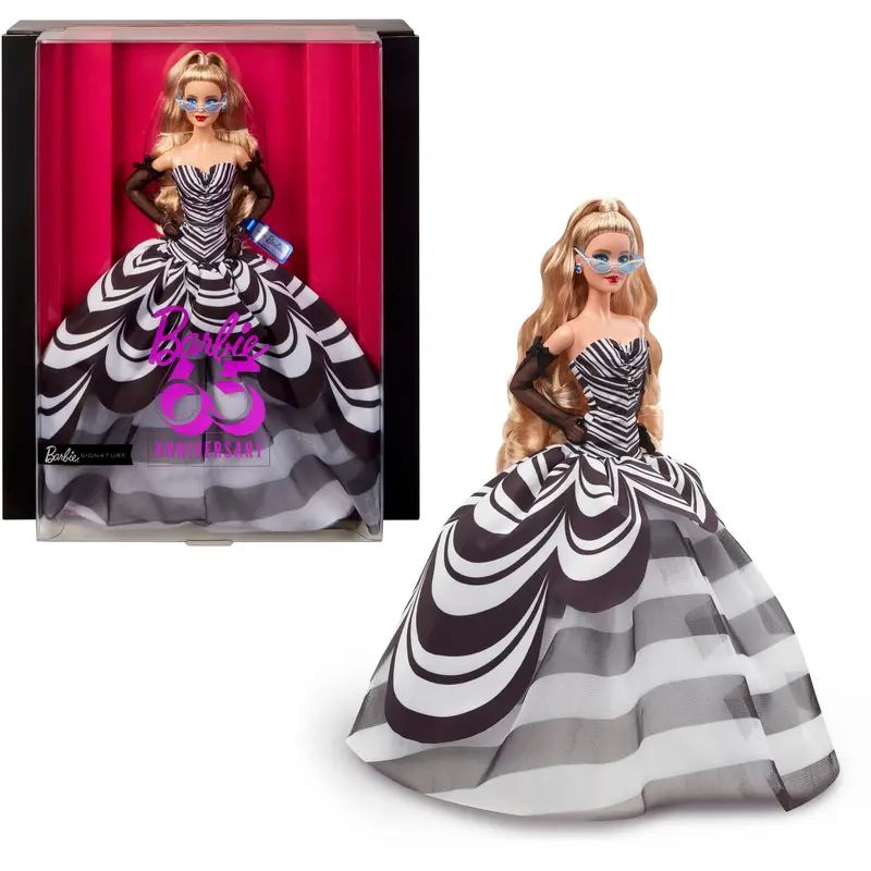Barbie  Signature  65EAnniversaire  Poupe de Collection, Blonde