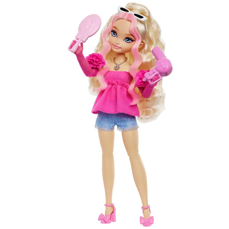 Barbie Dream Besties Barbie Malibu Fashion Doll With 8 Makeup & Hair Themed Accessories