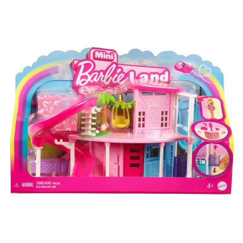 Barbie Mini BarbieLand Casa de Bonecas Dos Sonhos Rosa