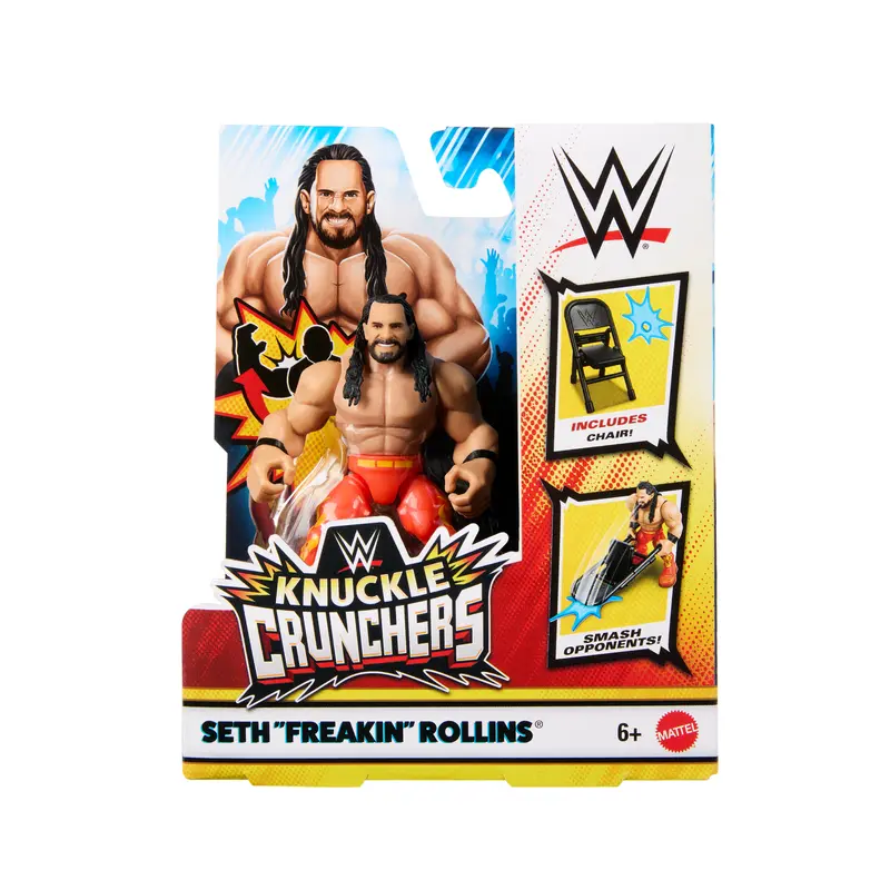 Wwe  Knuckle Crunchers  Figurine Articule et Access.  Seth Rollins