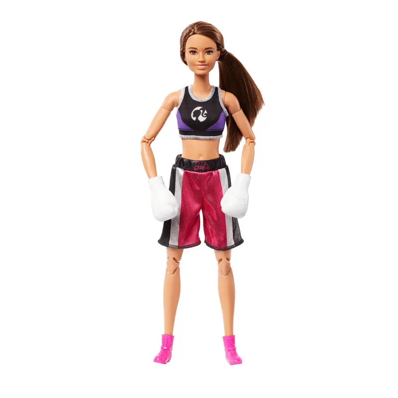 Barbie  Ultra Flexible  Poupe et Accessoires  Boxeuse, Brunette