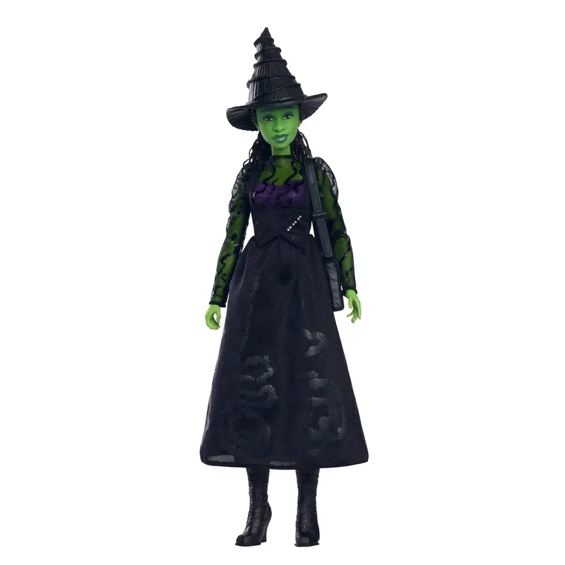 Universal Pictures Wicked Poupe Elphaba Avec Accessoires et Habillages Amovibles