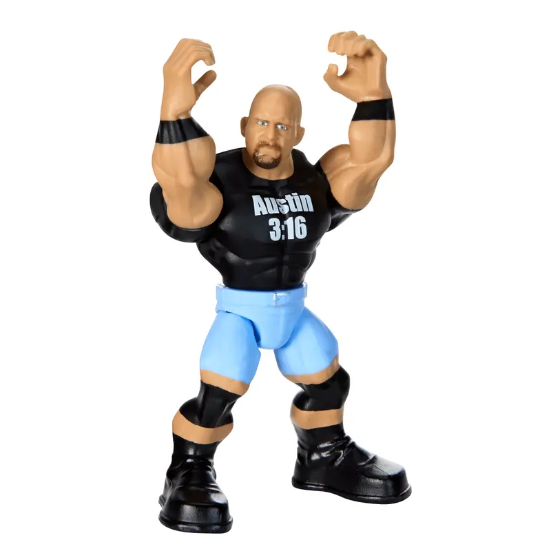 WWE Action Figure Knuckle Crunchers Stone Cold Steve Austin With Battle Accessory