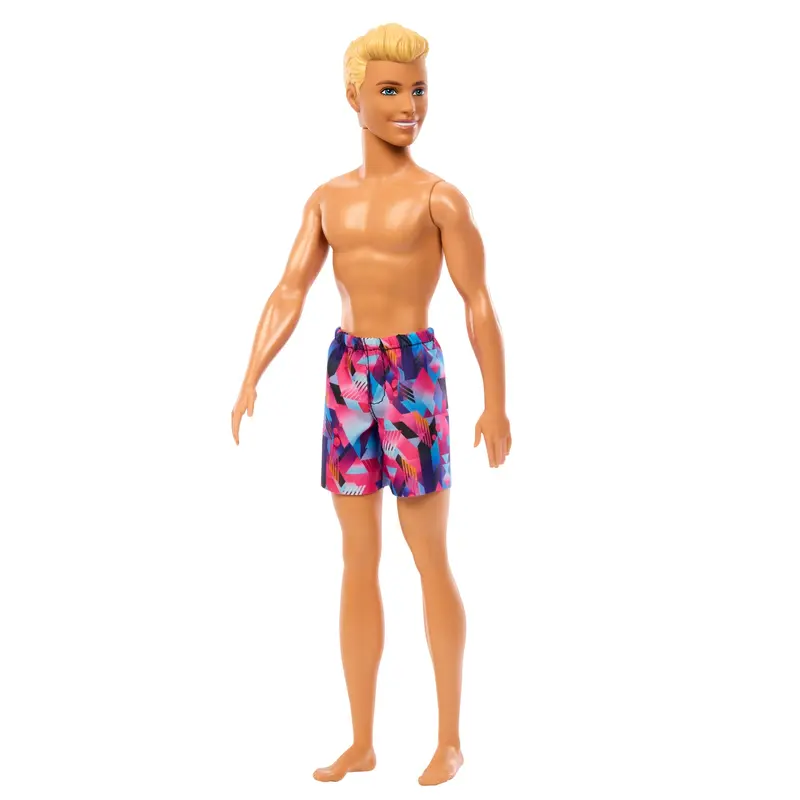 Barbie Ken Poupe, Cheveux Blonds, Maillot de Bain Violet