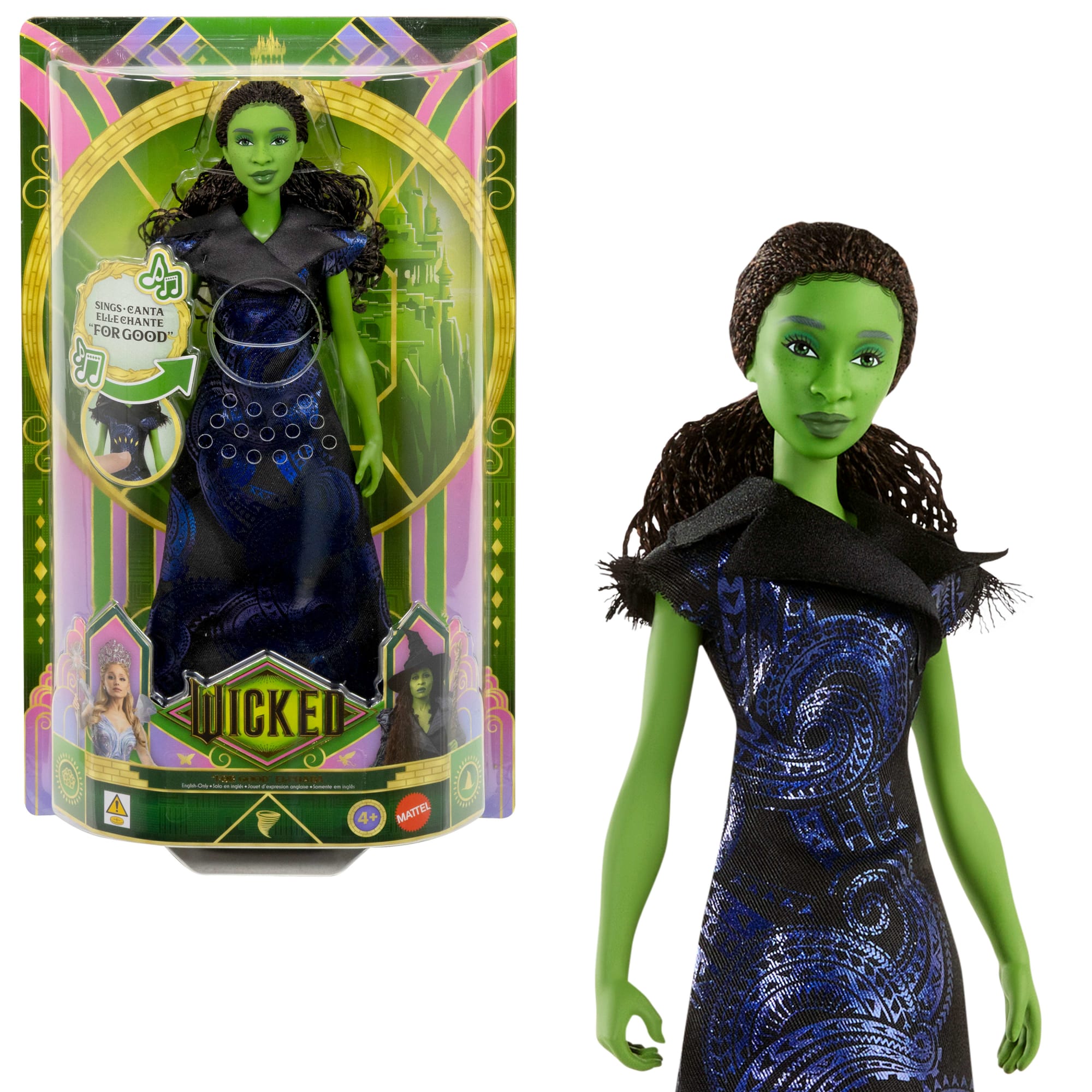 Wicked Mueca Elphaba con canciones pelcula 2