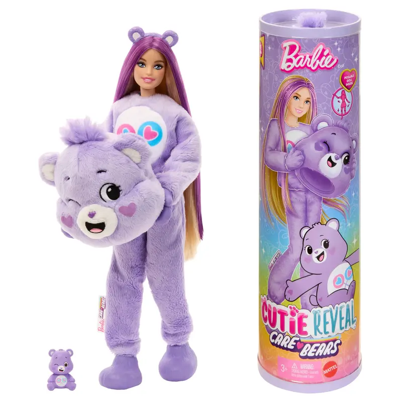 Barbie  Cutie Reveal  Care Bears  Poupe et Acc.  Costume galours