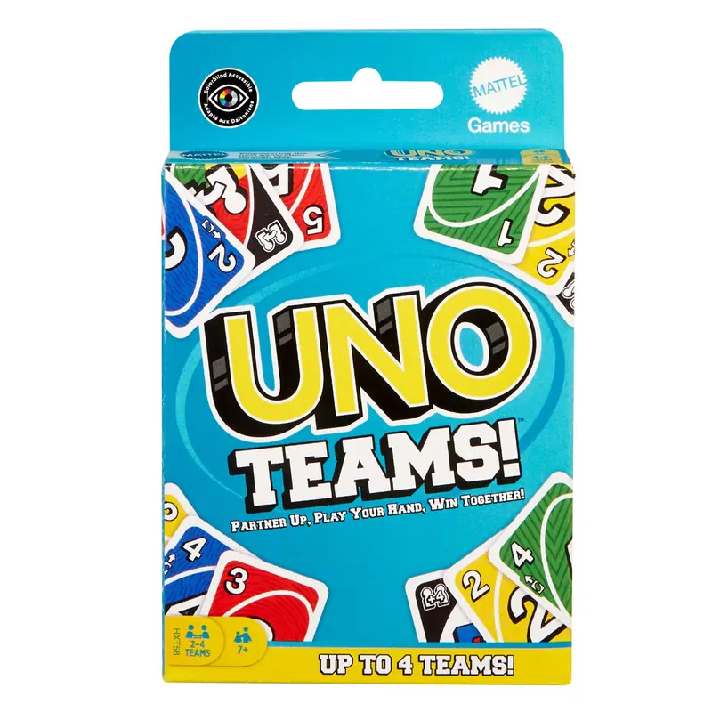 Uno-Jeu de Cartes Teams-en quipes Pour Toute La Famille